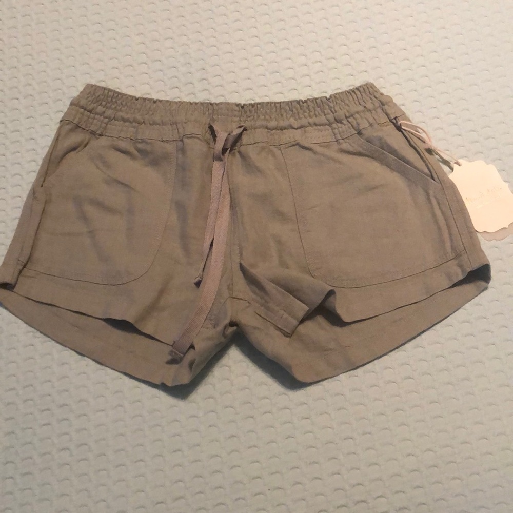 Linen blend Shorts